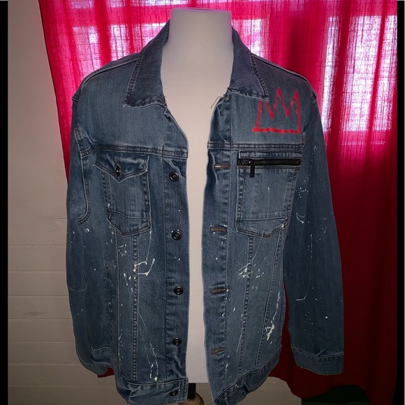basquiat sean john jean jacket
